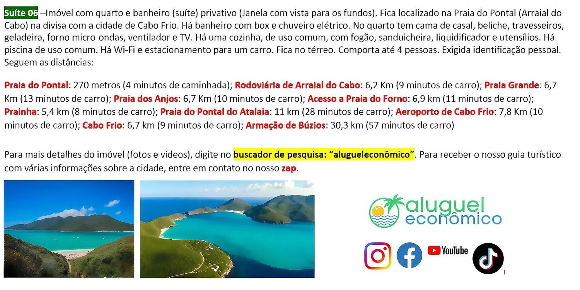 Arraial Do Cabo - Subuai Village - Aluguel Economico 외부 사진