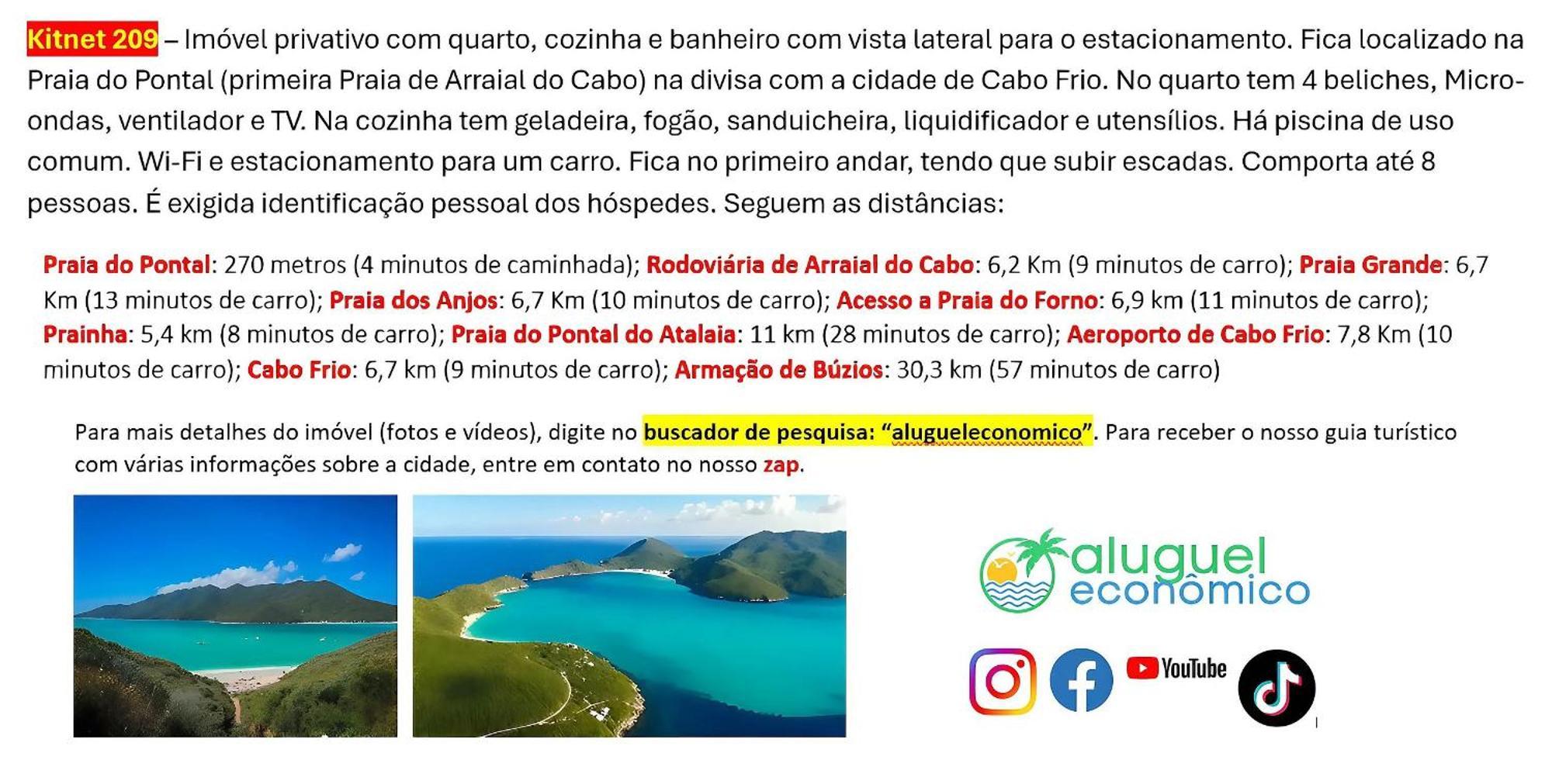 Arraial Do Cabo - Subuai Village - Aluguel Economico 외부 사진