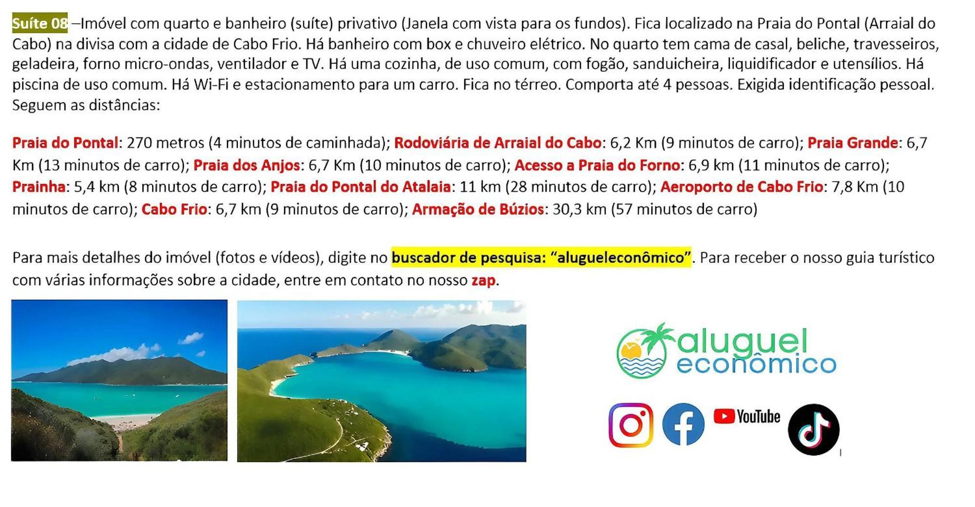 Arraial Do Cabo - Subuai Village - Aluguel Economico 외부 사진